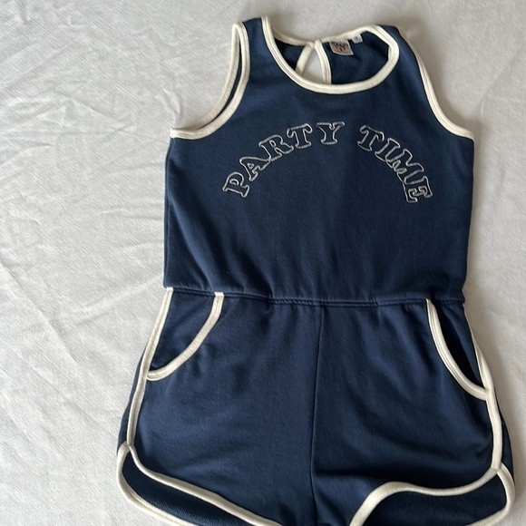 Junk Food Clothing Pants - Comfy Party Time Sleeveless Romper with Pockets